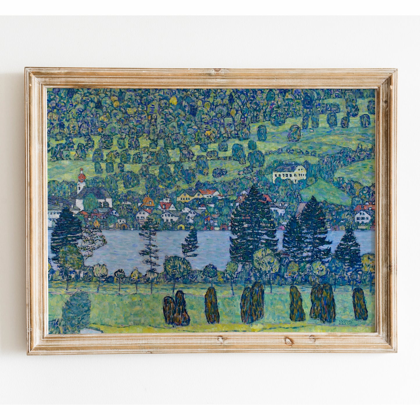 Forest Slope in Unterach on the Attersee by Gustav Klimt