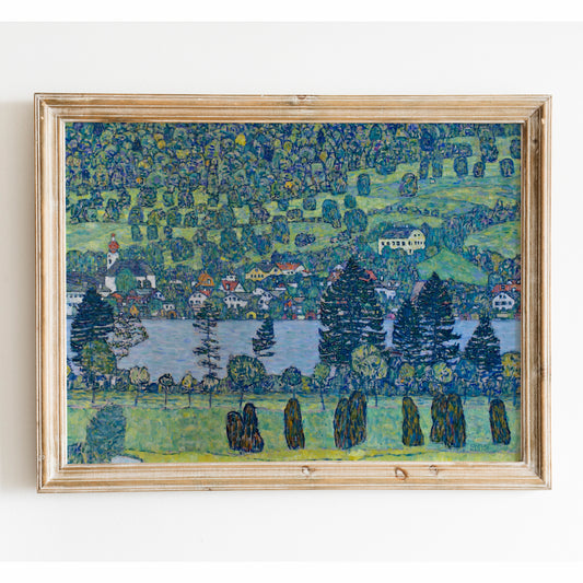 Forest Slope in Unterach on the Attersee by Gustav Klimt