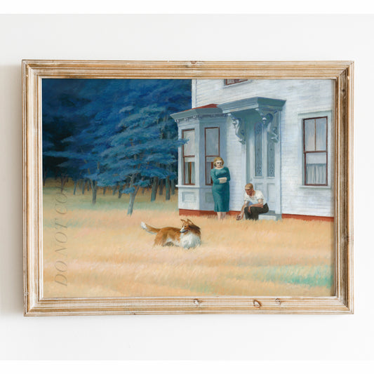 Cape Cod Evening, 1939 by Edward Hopper