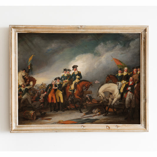 The Capture of the Hessians at Trenton, December 26, 1776 by John Trumbull