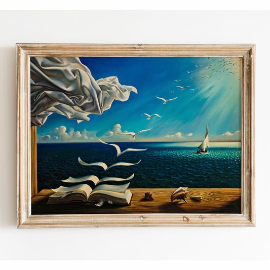 Books to Birds 1931 by Salvador Dali