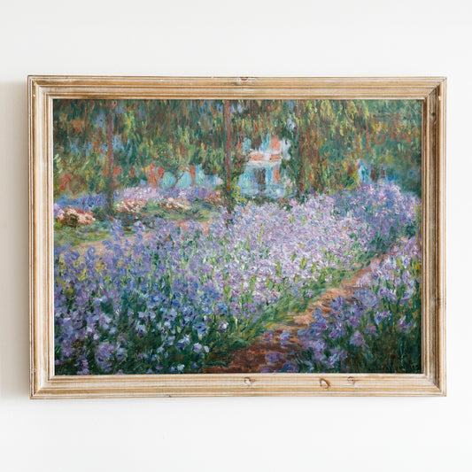 The Artists Garden at Giverny, 1900 by Claude Monet
