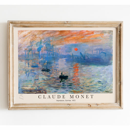 Claude Monet - Impression, Sunrise