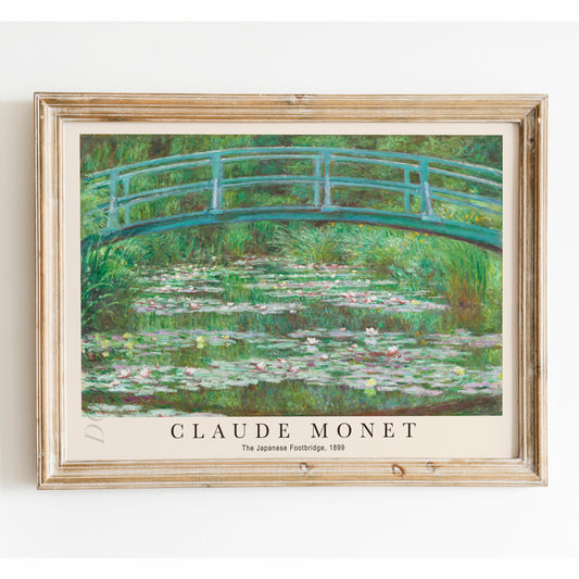 Claude Monet - The Japanese Footbridge