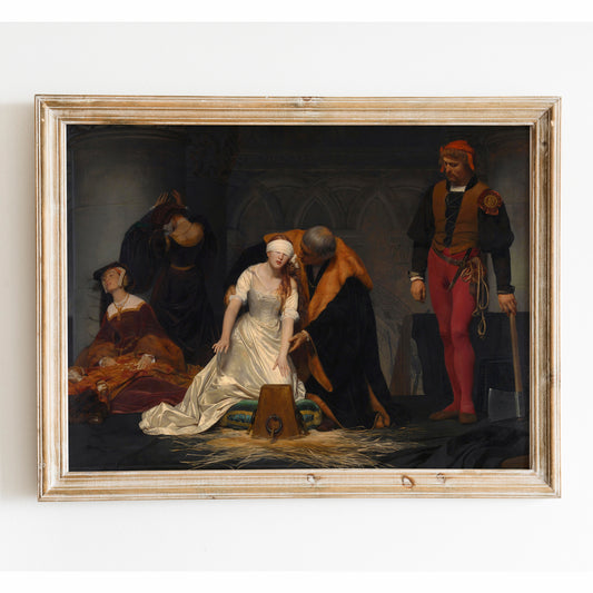 The Execution of Lady Jane Grey by Paul Delaroche