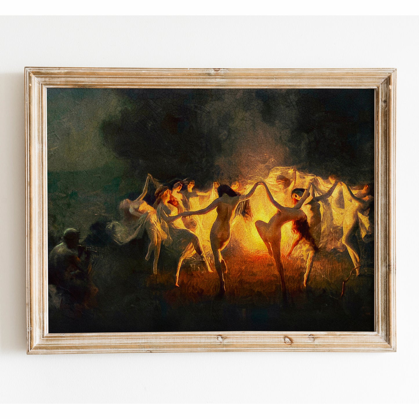 Nymphs Dancing to Pans Flute by Joseph Tomanek
