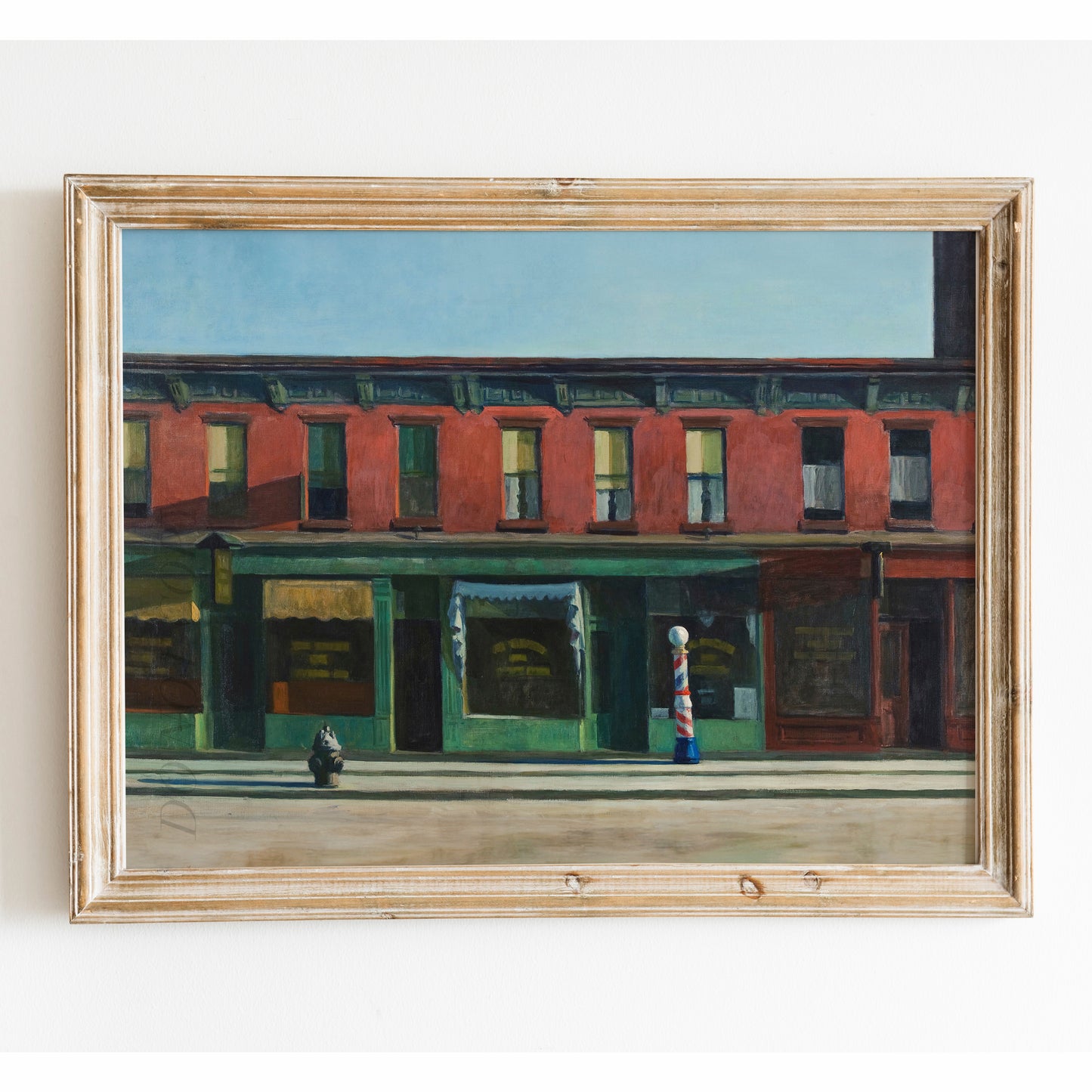 Early Sunday Morning by Edward Hopper
