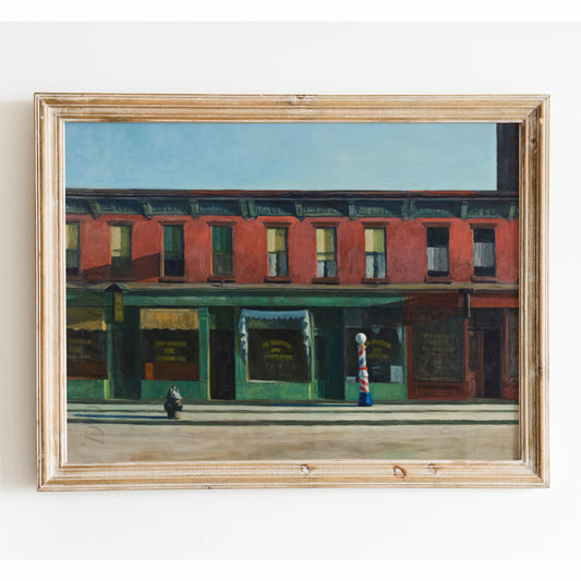 Early Sunday Morning by Edward Hopper