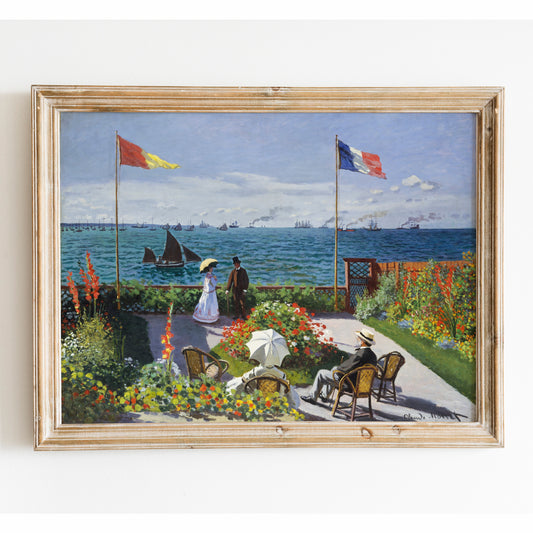 Garden at Sainte-Adresse by Claude Monet