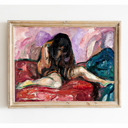 Weeping Nude, 1914 by Edvard Munch