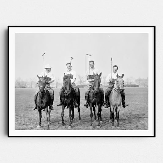 Polo Match - Men on Horses