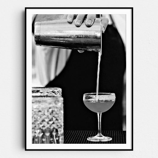 Pouring Cocktail Drinks