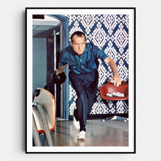 President Richard Nixon Bowling