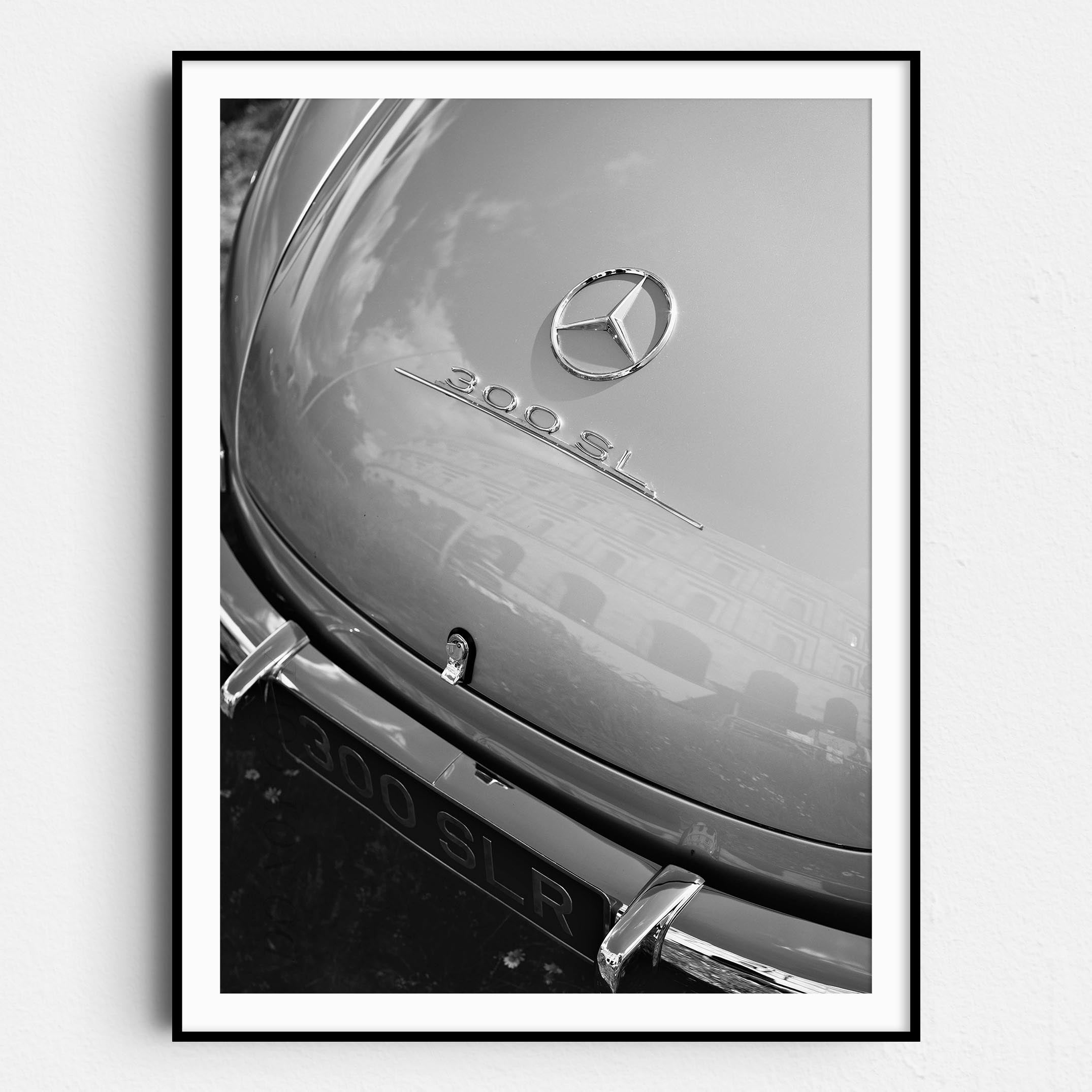 Mercedes Rear View Wall Art Poster Prints – Prints Limited