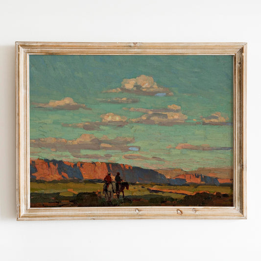 Riders Under Scattered Clouds