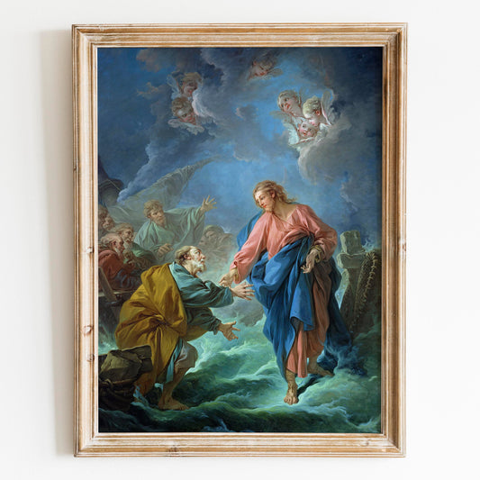 Saint Peter Invited To Walk On Water