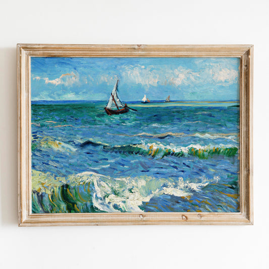 Seascape near Les Saintes-Maries-de-la-Mer