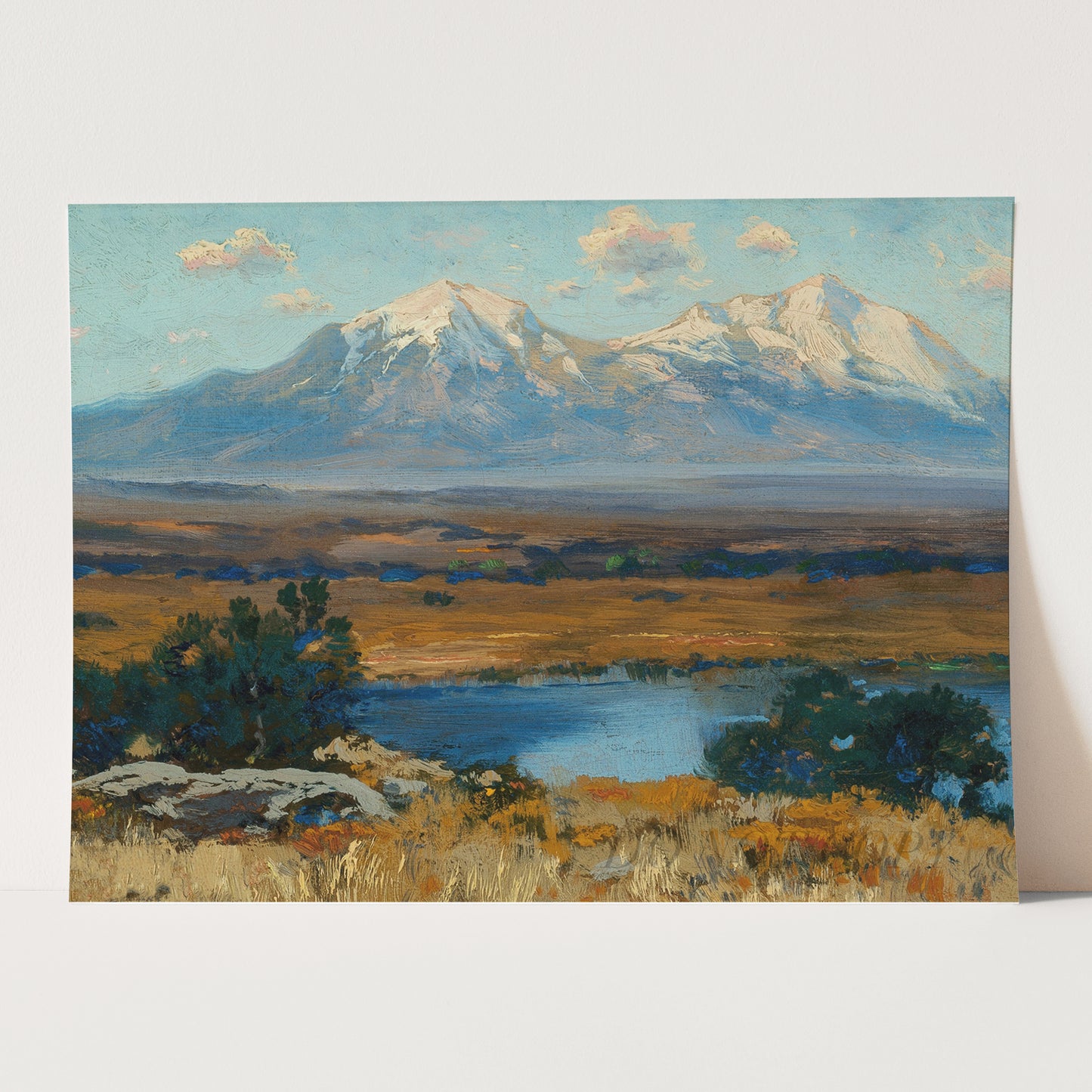 Spanish Peaks, Colorado, 1911 by Charles Partridge Adams