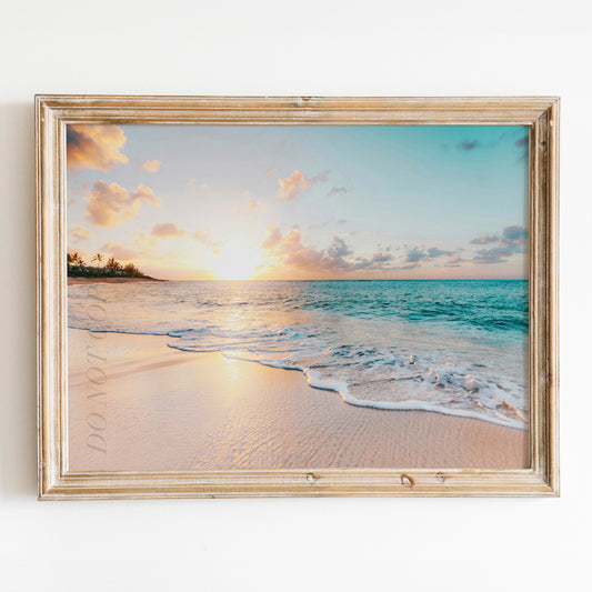 Sunset on North Shore Beach