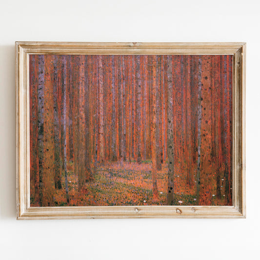Tannenwald Fir Forest by Gustav Klimt