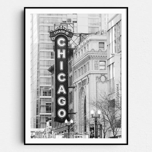 Chicago Theatre Sign