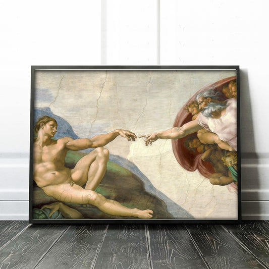 The Creation of Adam by Michelangelo