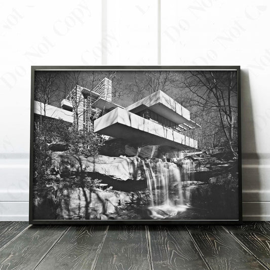 The Falling Water Dwelling 1939 by Frank Lloyd Wright