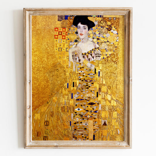 The Kiss - Portrait of Adele Bloch-Bauer (1907) by Gustav Klimt