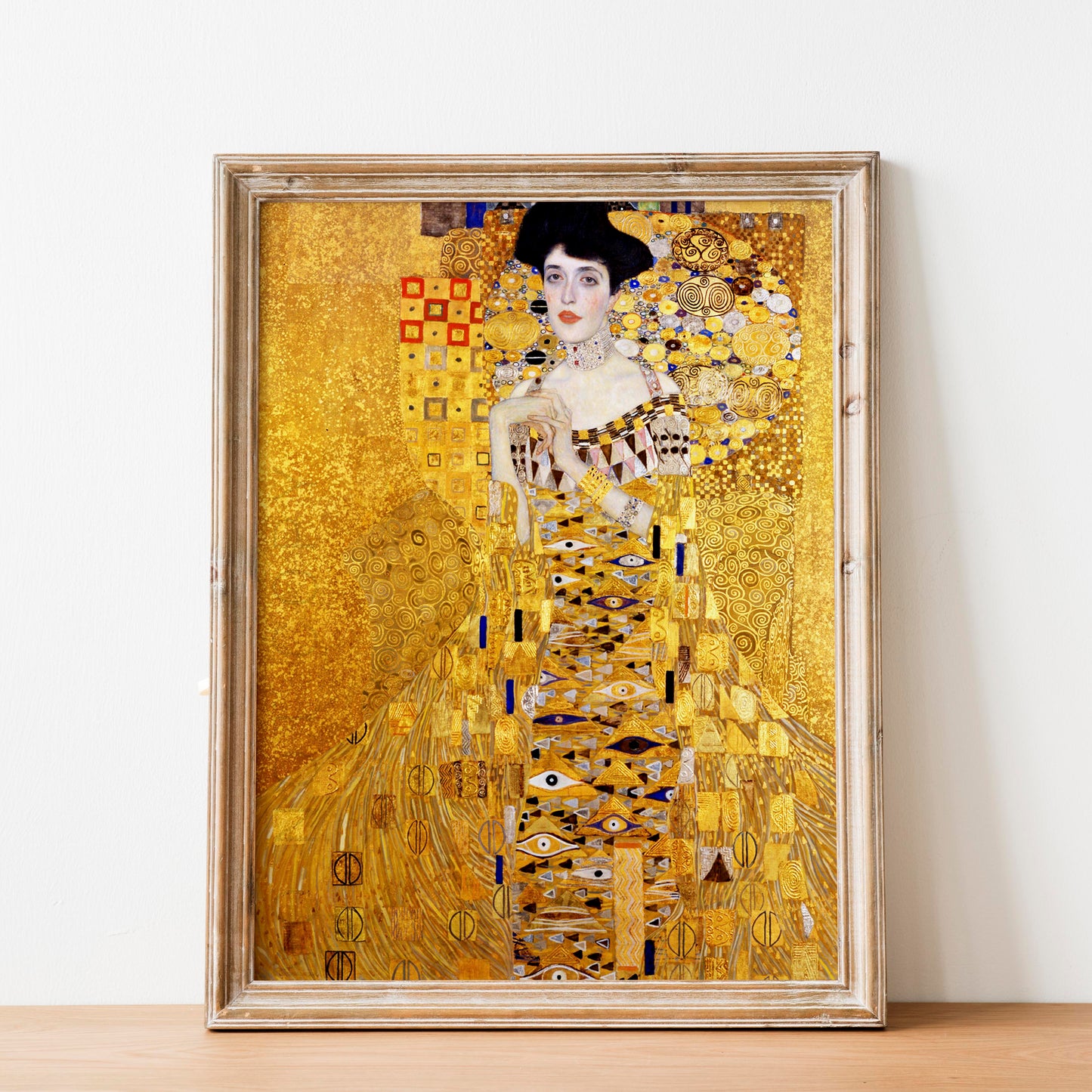 The Kiss - Portrait of Adele Bloch-Bauer (1907) by Gustav Klimt