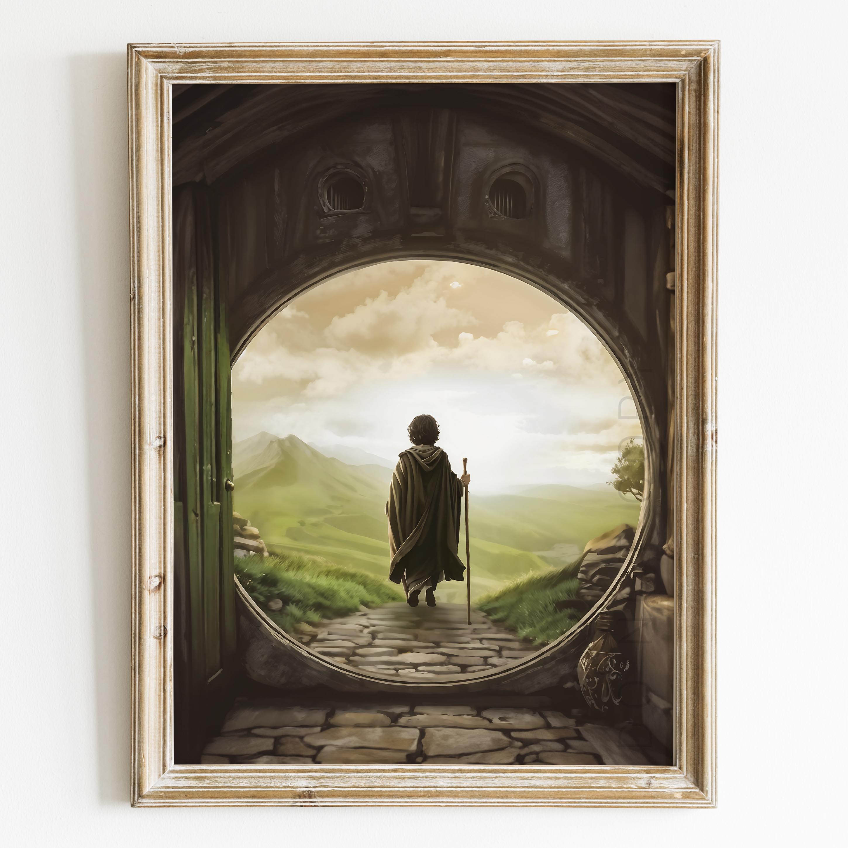The Lord of the Rings - Frodo Leaving the Shire Wall Art Poster Prints ...