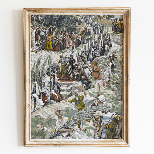 The Procession On The Mount Of Olives