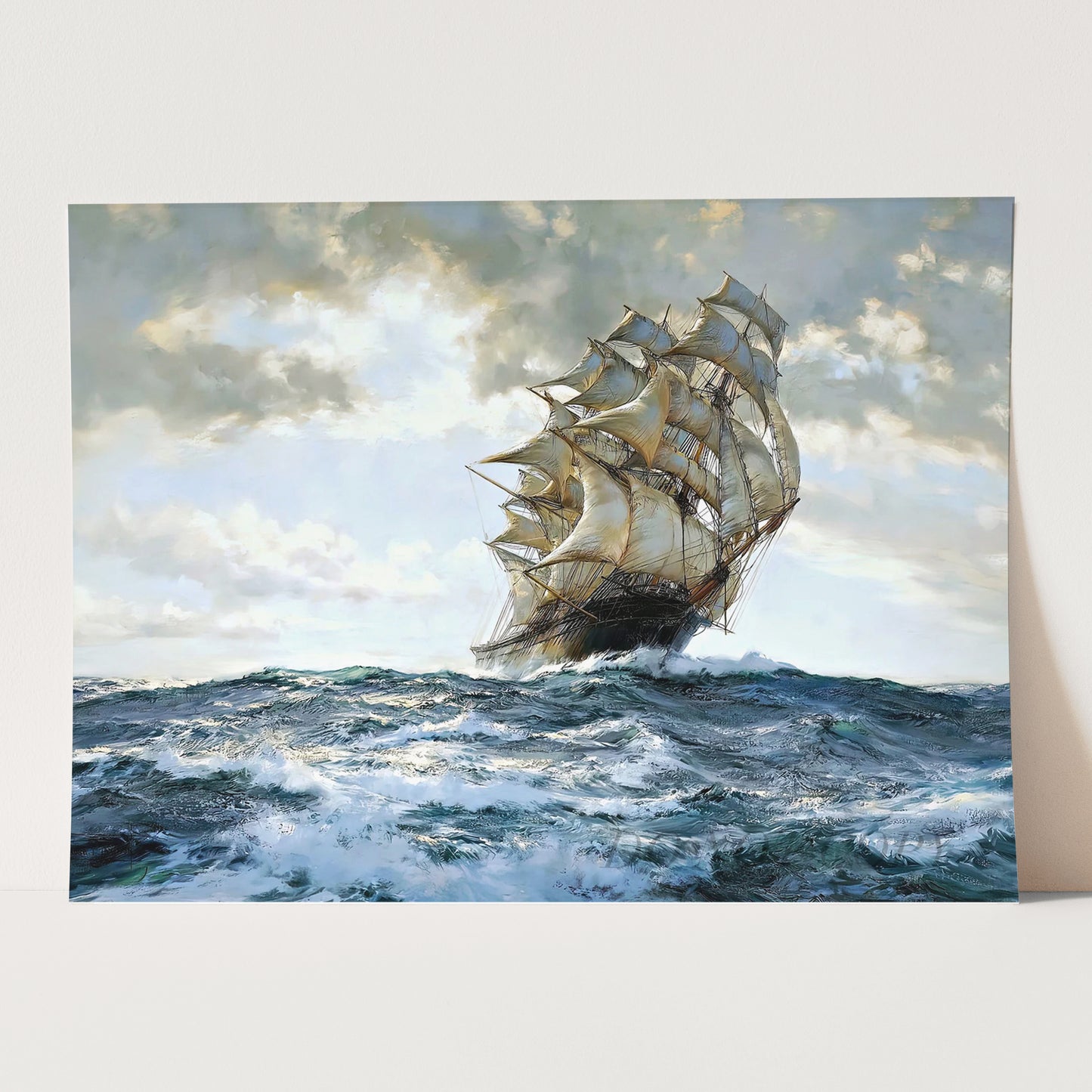 The Proud Ship by Montague Dawson