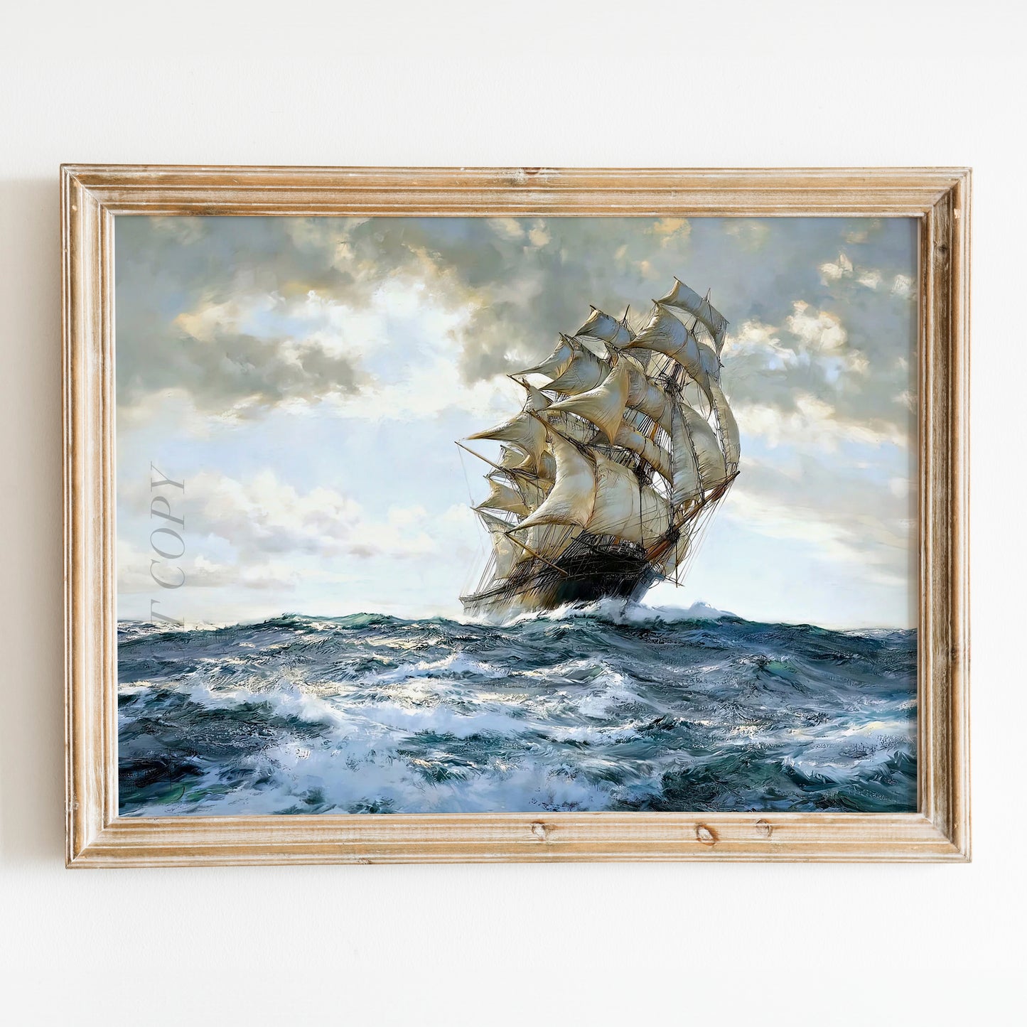 The Proud Ship by Montague Dawson