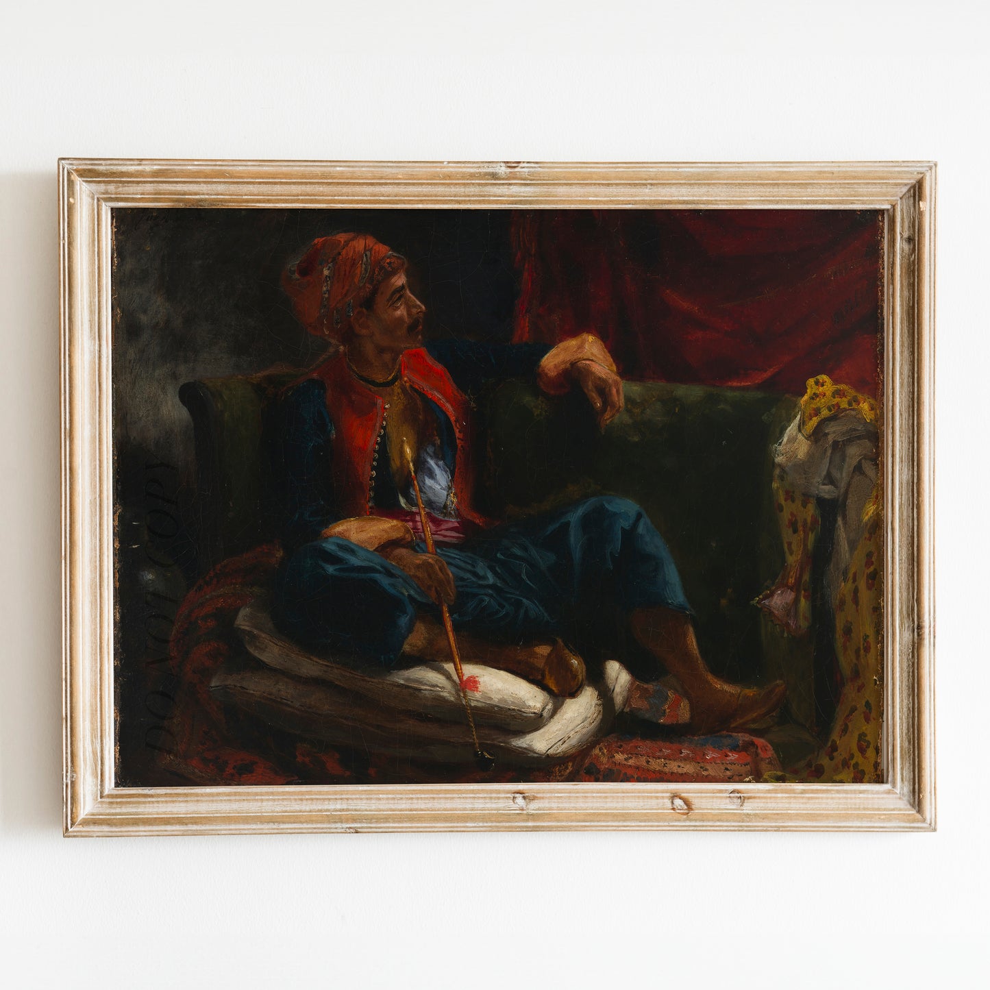 The Smoker by Eugène Delacroix