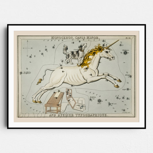 Sidney Hall’s Astronomical Chart 1831