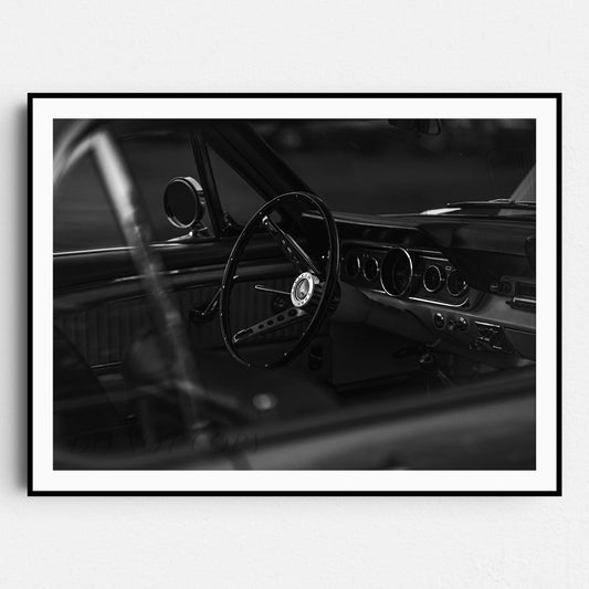 Vintage Ford Mustang Interior