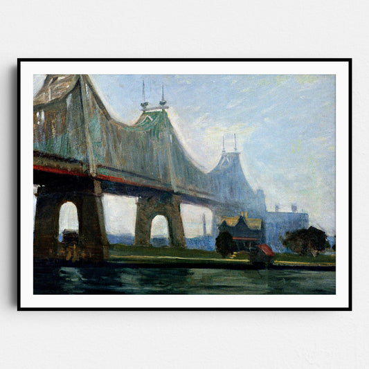 Queensborough Bridge by Edward Hopper