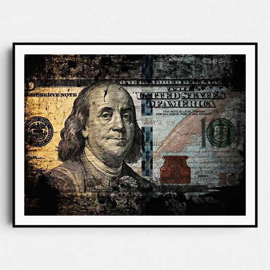 United States One Hundred Dollar Bill - Benjamin Franklin