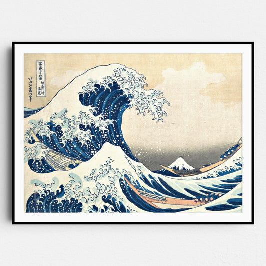 The Great Wave off Kanagawa Japanese Tsunami