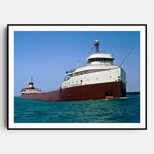 The Edmund Fitzgerald SS Great Lakes Freighter