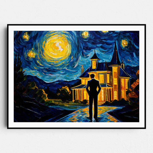 The Great Gatsby as Van Gogh Starry Night