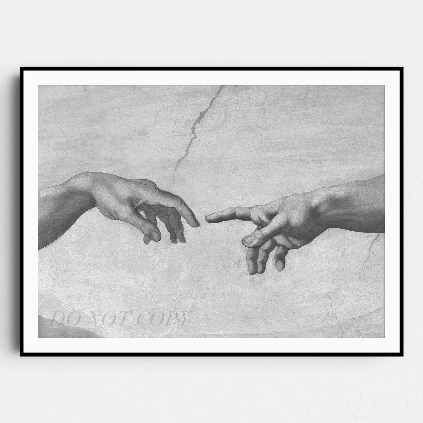 The Hands of God and Adam, Michelangelo's Creation of Adam