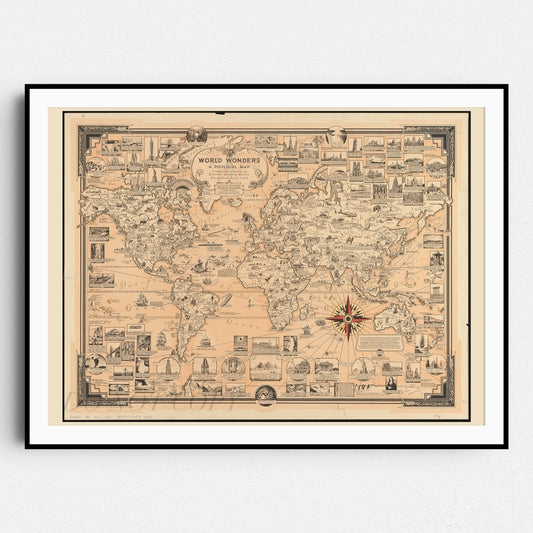 Pictorial Map of the World