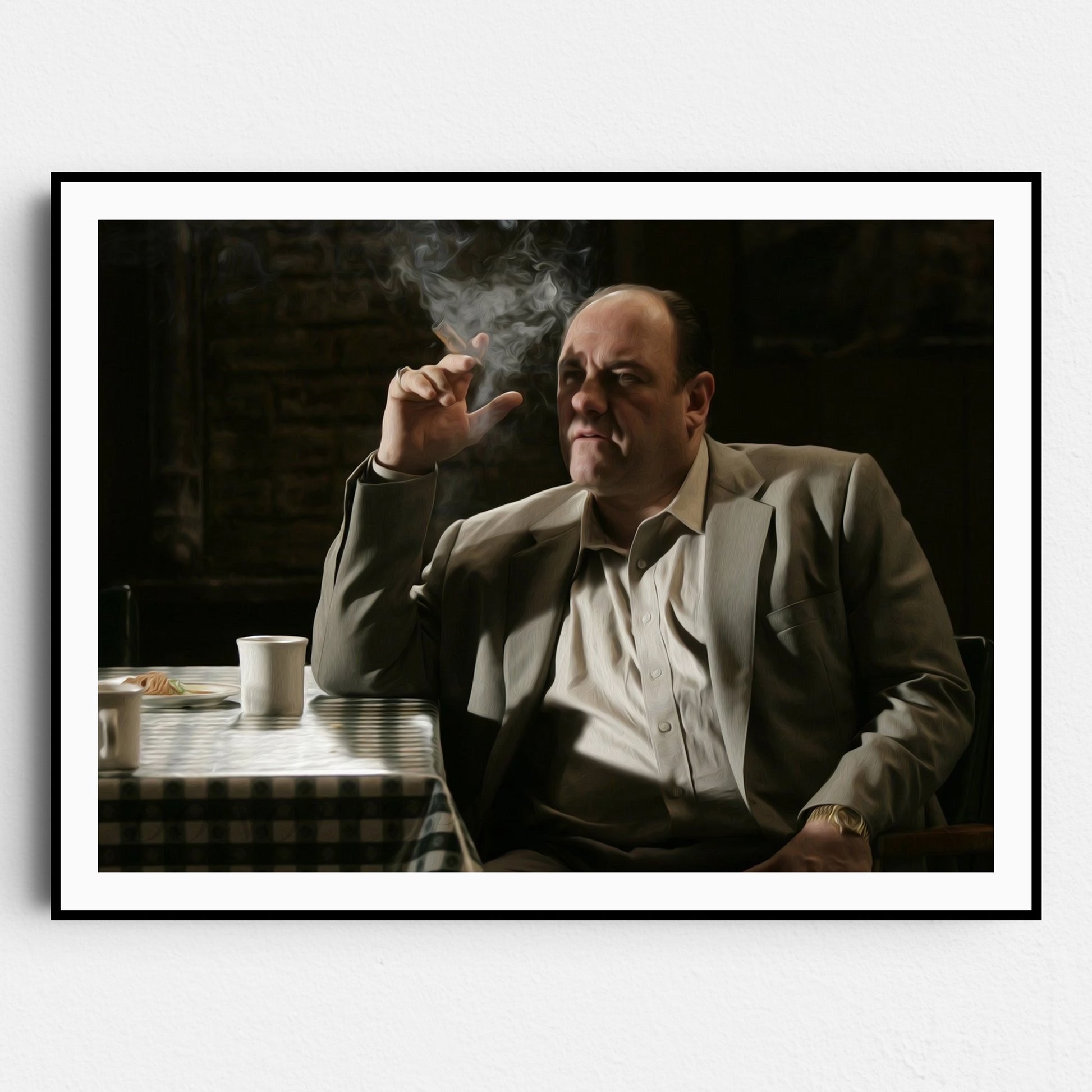 tony's tobacco The Sopranos - Tony Soprano Smoking A Cigar tony's tobacco The Sopranos - Tony Soprano Smoking A Cigar