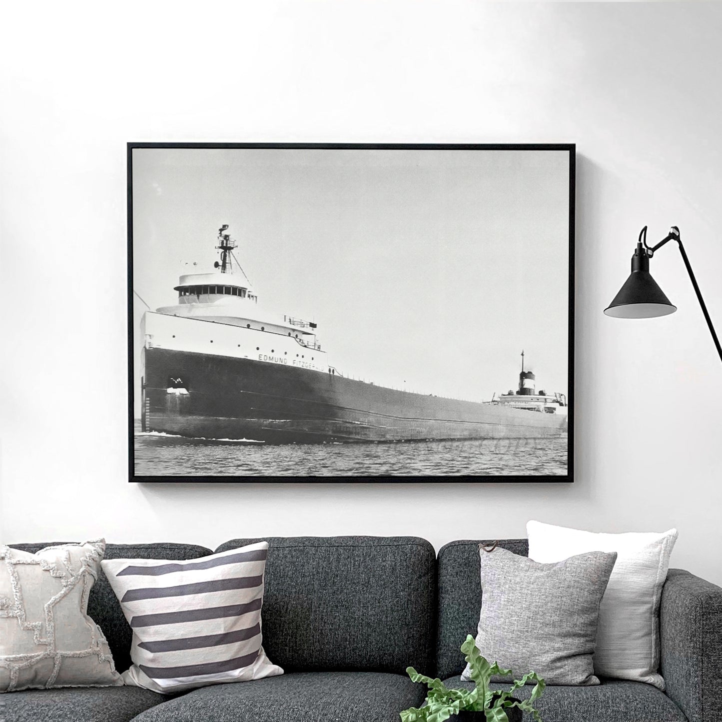 The Edmund Fitzgerald SS Great Lakes Freighter