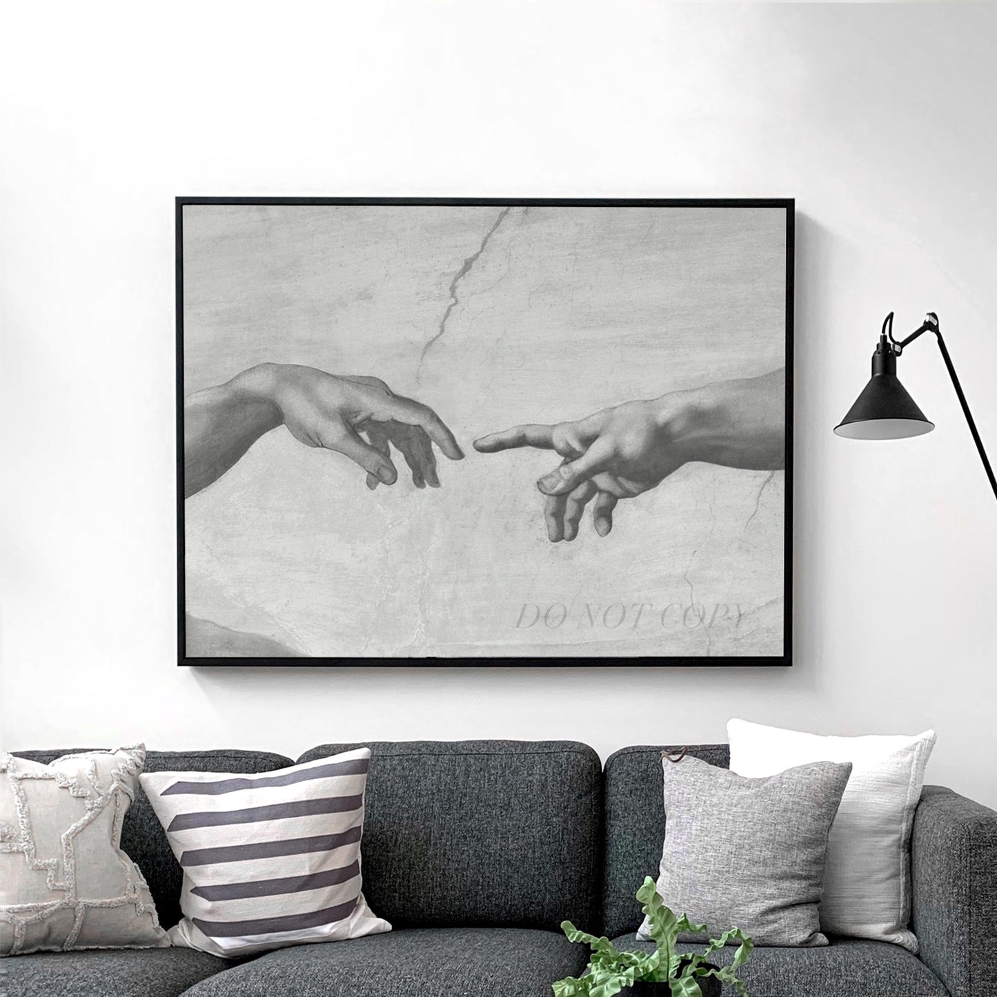 The Hands of God and Adam, Michelangelo's Creation of Adam