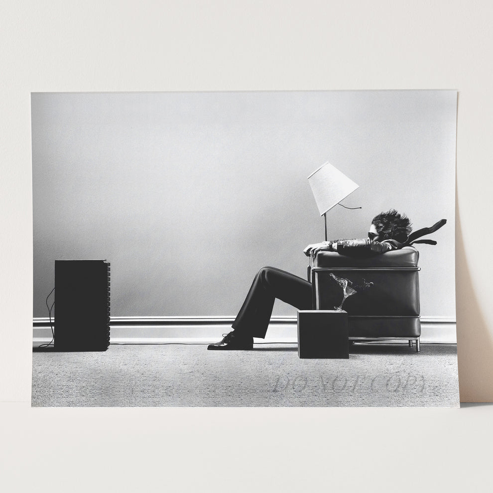 Blown-Away Guy | Maxell Ad 1979 by Premium Art Prints – Prints Limited