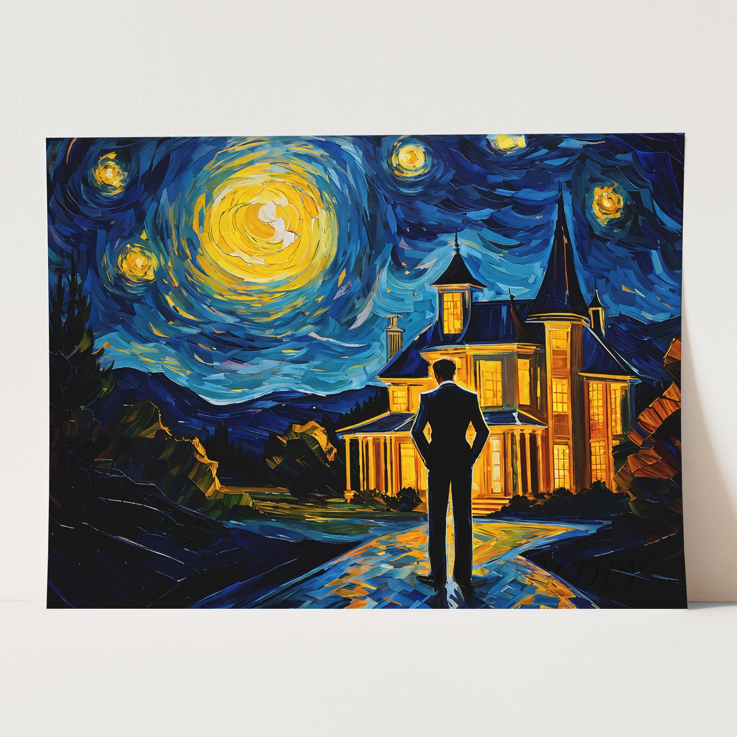 The Great Gatsby as Van Gogh Starry Night