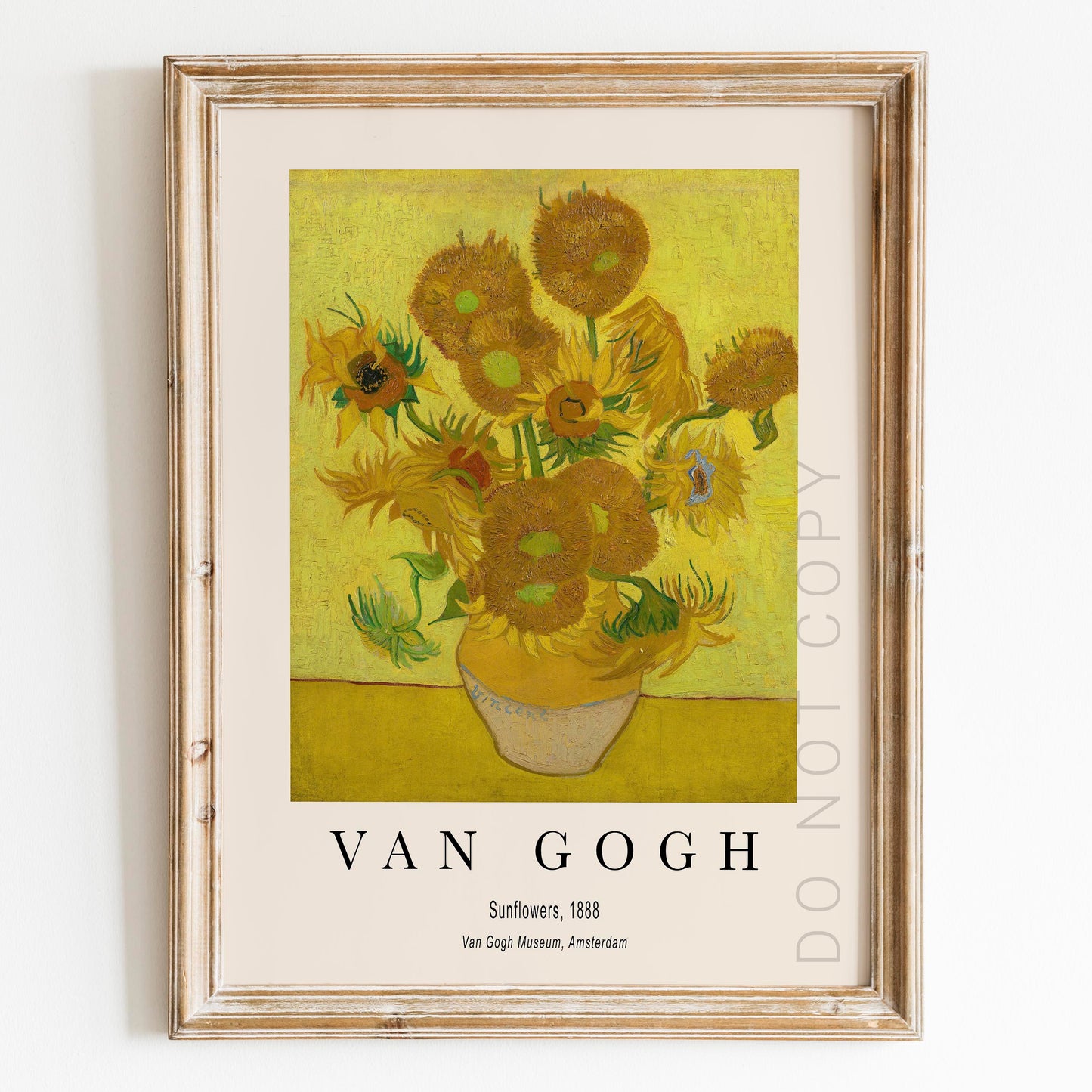 Vincent Van Gogh: Sunflowers 1888