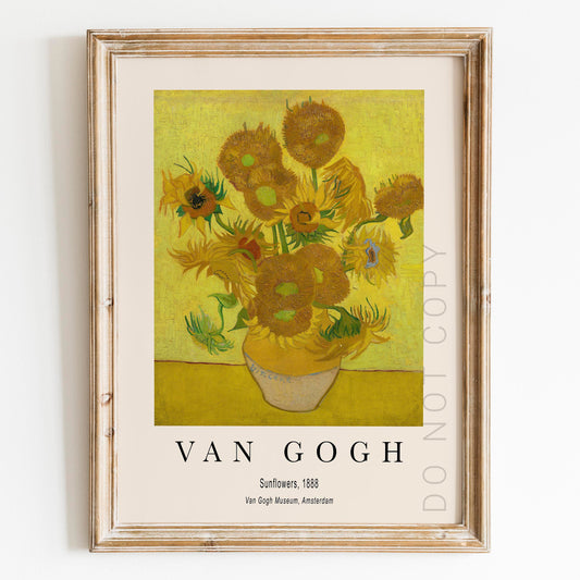 Vincent Van Gogh: Sunflowers 1888